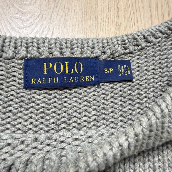 Polo by Ralph Lauren Gray Crewneck Sweater - Picture 5 of 9